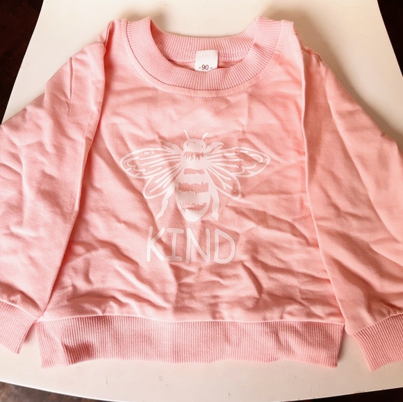 NEVER USED WITH TAG STILL ON TODDLER GIRLS BE KIND PINK SHIRT!!! - Picture 5 of 16